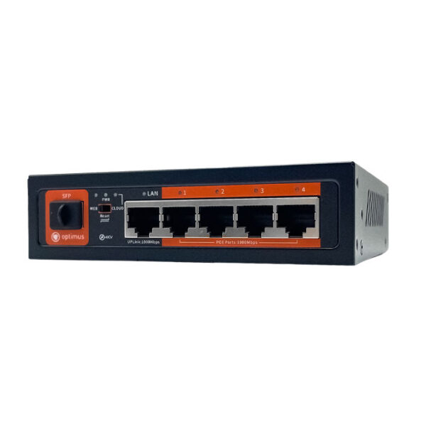 PoE коммутатор Optimus U1IC-4G/1G/1S