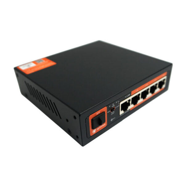 PoE коммутатор Optimus U1IC-4G/1G/1S